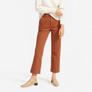 Everlane The Straight Leg Crop | Size 6 Short | Cocoa Brown